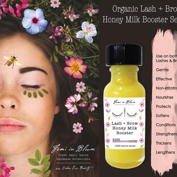 Organic Eye Lash & Brow Growth Booster Serum / Zero Waste Bottle - Picture 3 of 12